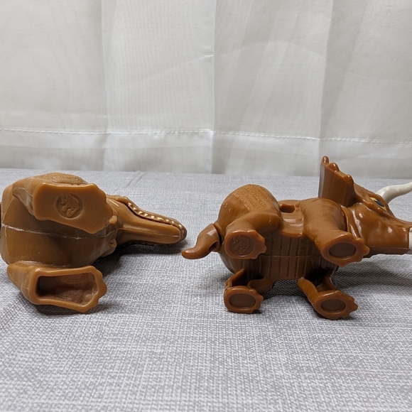 Jurassic Park Camp Toro Triceratops T Rex McDonalds Toy 2020 Dinosaurs Lot Of 2 - Picture 5 of 8